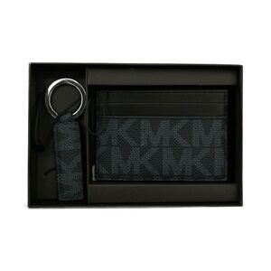 Michael Kors Textured Black Card Holder NWT